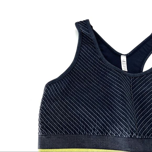 SOUL by SoulCycle Women's Mineral Wash Miles And Miles Bra - L - Picture 3 of 6